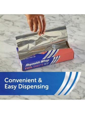 Reynolds Kitchens Pre-Cut Pop-Up Foil Sheets - 50ct/49.83sq Ft - Image 11