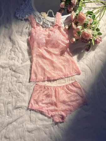 2pcs Women's Elegant Sexy Lace Lingerie Set - Image 18