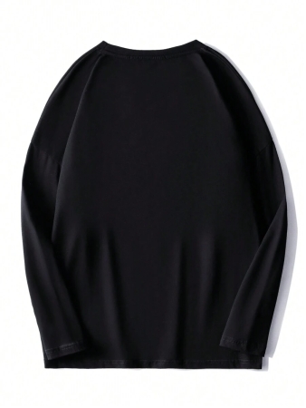 Men Letter Graphic Tee - Image 3