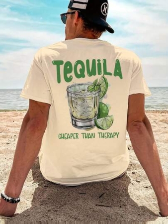 Men's Fashionable Printed Loose Short Sleeve T-Shirt | Exquisite Design | Essential For Summer | Easy To Match, Showcase Your Style
