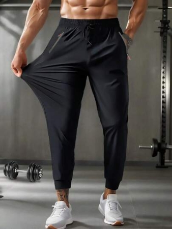 Men's Moisture-Wicking & Quick-Drying Lightweight Sports Casual Pants, Comfortable & Versatile Outdoor Trousers For Summer, Fall