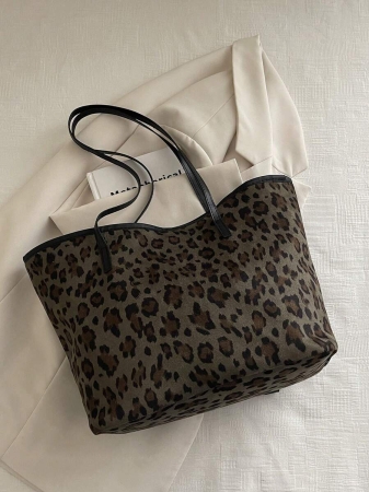 A New Fall And Winter Fashion Letter Print, Large Capacity Tote Bag. Zipper Opening, Lightweight Minimalist, Hardware Pendant Shoulder Bag. Suitable For Women's Daily Life Casual, Commuting, Work And Student Use, Tote Bags For School,College Essentials, New Fashionable Big Bags For Women - Image 41