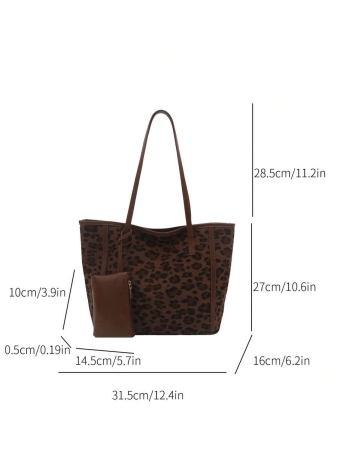 A New Fall And Winter Fashion Letter Print, Large Capacity Tote Bag. Zipper Opening, Lightweight Minimalist, Hardware Pendant Shoulder Bag. Suitable For Women's Daily Life Casual, Commuting, Work And Student Use, Tote Bags For School,College Essentials, New Fashionable Big Bags For Women - Image 49