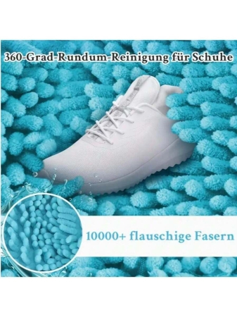 Durable Shoe Washing Bag Suitable For All Shoe Types - Sturdy Polyester Zipper Closure, Plush Lining Interior Protective Laundry Bag, Reusable, Great For Athletic, Sneakers And Casual Shoes - Image 5