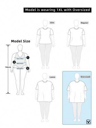 EMERY ROSE Plus Size Waffle Knit Colorblock V-Neck Plus Size T-Shirt, Casual Fashion For Autumn/Winter - Image 10