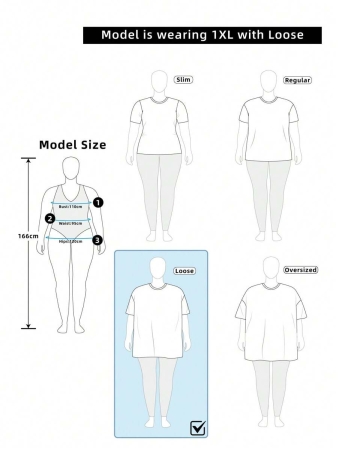 EMERY ROSE Plus Size Waffle Knit Colorblock V-Neck Plus Size T-Shirt, Casual Fashion For Autumn/Winter - Image 21