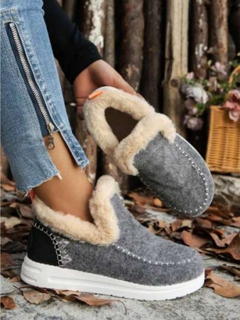 Women's Plush Warm Ankle Boots For Winter