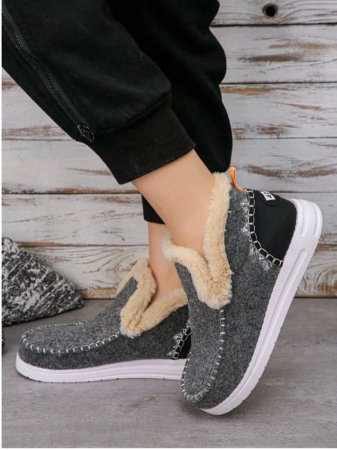 Women's Plush Warm Ankle Boots For Winter - Image 4