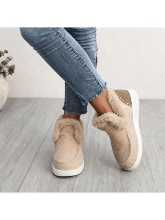 Women's Plush Warm Ankle Boots For Winter - Image 16