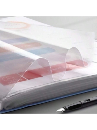 60-Pockets A4 File Folder, Suitable For A4 Size Documents Like Exam Papers, Made Of PP Material, Transparent & Waterproof, Convenient For Home, School, Office Document Storage And Organization, Great For Back To School - Image 5