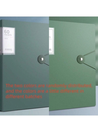 60-Pockets A4 File Folder, Suitable For A4 Size Documents Like Exam Papers, Made Of PP Material, Transparent & Waterproof, Convenient For Home, School, Office Document Storage And Organization, Great For Back To School - Image 6