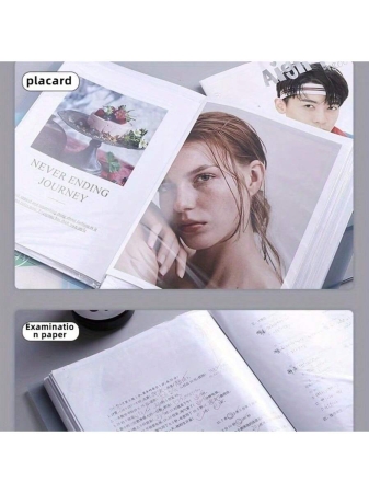 60-Pockets A4 File Folder, Suitable For A4 Size Documents Like Exam Papers, Made Of PP Material, Transparent & Waterproof, Convenient For Home, School, Office Document Storage And Organization, Great For Back To School - Image 7