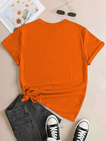 INAWLY Women Floral Print Short Sleeve Round Neck T-Shirt, Comfortable And Versatile - Image 29