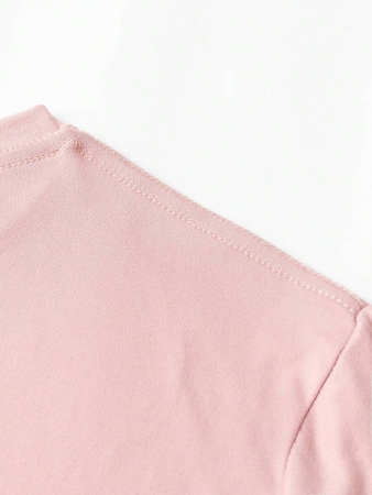 EMERY ROSE Women's Heart Pattern Printed Round Neck Short Sleeve Casual T-Shirt For Summer For New Year Clothes Graphic Tees Women Tops - Image 18