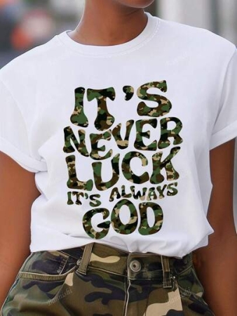 Casual Versatile Solid Color Round Neck Short Sleeve T-Shirt
