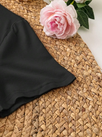 INAWLY Women's Casual Round Neck Letter Print T-Shirt, Summer Graphic Tees Women Tops - Image 4