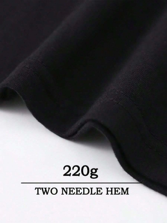 Miller Champagne Beer Front And Back Pattern Printing, Bique 220g Padded Cotton T-Shirt, Men's Fashion Casual Cotton T-Shirt, Short-Sleeved Round Neck T-Shirt.Unisex Black And White Pure Cotton 200g Breathable And Comfortable - Image 5