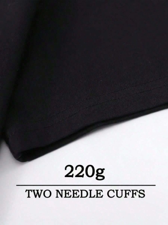 Miller Champagne Beer Front And Back Pattern Printing, Bique 220g Padded Cotton T-Shirt, Men's Fashion Casual Cotton T-Shirt, Short-Sleeved Round Neck T-Shirt.Unisex Black And White Pure Cotton 200g Breathable And Comfortable - Image 6