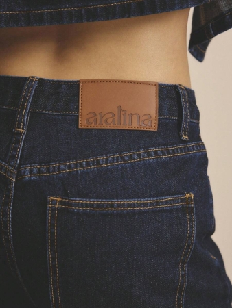 Aralina Winter / Summer Turn Back Hem Deatil Denim Jean - Image 31