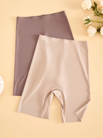 4pcs/Pack Seamless Solid Color Briefs, Simple Design - Image 65