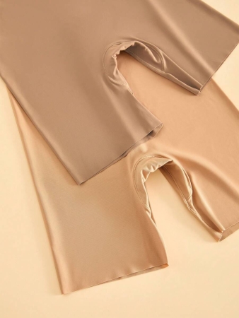 4pcs/Pack Seamless Solid Color Briefs, Simple Design - Image 70