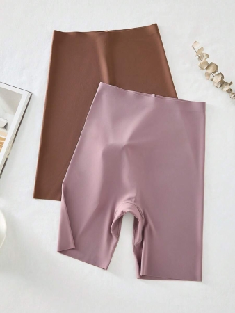 4pcs/Pack Seamless Solid Color Briefs, Simple Design - Image 83