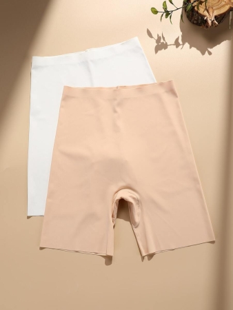 4pcs/Pack Seamless Solid Color Briefs, Simple Design - Image 100