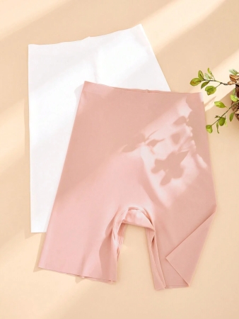 4pcs/Pack Seamless Solid Color Briefs, Simple Design - Image 122
