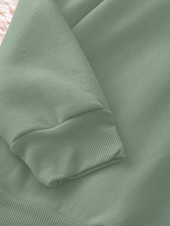 EMERY ROSE Plus Size Women's Letter Printed Hot Selling Draw Rope Hoodie - Image 12