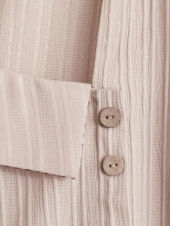 Linhara Women's Asymmetric Peplum Short Sleeve Casual Blouse For Summer - Image 10