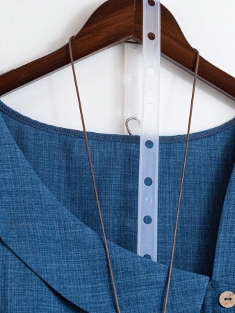 Linhara Women's Asymmetric Peplum Short Sleeve Casual Blouse For Summer - Image 19