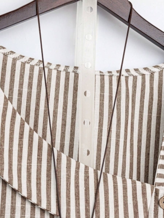 Linhara Women's Asymmetric Peplum Short Sleeve Casual Blouse For Summer - Image 28