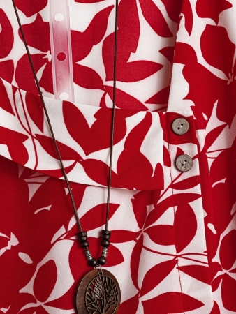 Linhara Women's Asymmetric Peplum Short Sleeve Casual Blouse For Summer - Image 64