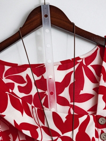 Linhara Women's Asymmetric Peplum Short Sleeve Casual Blouse For Summer - Image 65