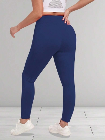 Women's Plus Size Leggings With Pockets Stretchy Yoga Pants Tummy Control High Waist Workout Leggings - Image 25