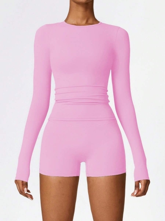 A Set Of Women's Gym Workouts Suitable For Yoga Exercises, Running, And Festivals Can Be Worn - Image 6