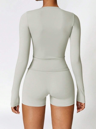 A Set Of Women's Gym Workouts Suitable For Yoga Exercises, Running, And Festivals Can Be Worn - Image 18