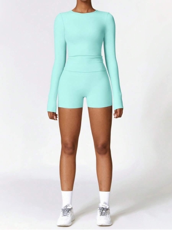 A Set Of Women's Gym Workouts Suitable For Yoga Exercises, Running, And Festivals Can Be Worn - Image 22