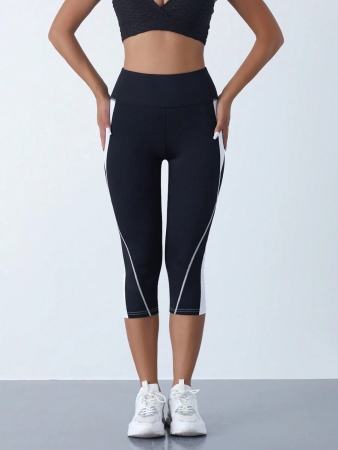 1pc Women's Sports Yoga 7/8 Length Leggings - Image 6