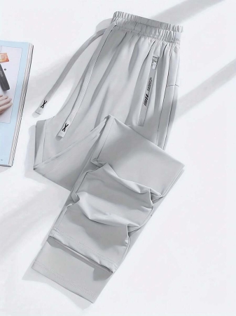 Women'S Summer Casual Joggers - Elastic Drawstring Waist, Side Pockets, Polyester & Spandex Blend, Lightweight Trousers For Outdoor, And Fitness, Jogging Pants - Image 2