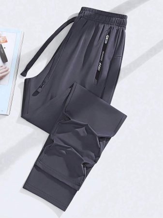 Women'S Summer Casual Joggers - Elastic Drawstring Waist, Side Pockets, Polyester & Spandex Blend, Lightweight Trousers For Outdoor, And Fitness, Jogging Pants - Image 9