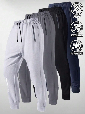 Men's Sports Pants, Quick-Dry Outdoor Casual Drawstring Sweatpants, Elastic Waist - Image 8