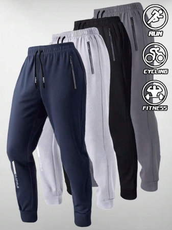 Men's Sports Pants, Quick-Dry Outdoor Casual Drawstring Sweatpants, Elastic Waist - Image 18