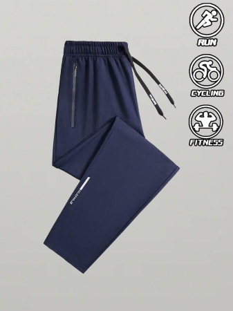 Men's Sports Pants, Quick-Dry Outdoor Casual Drawstring Sweatpants, Elastic Waist - Image 36