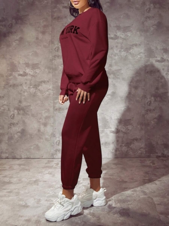 SHEIN SXY Letter Graphic Drop Shoulder Sweatshirt,Long Sleeve Tops In Fall/Winter - Image 9