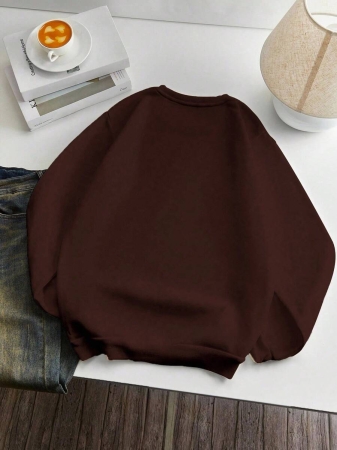 Lalippa Women's Casual Coffee Letter Embroidery Sweatshirt, Autumn/Winter - Image 43