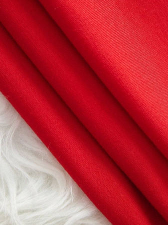 SHEIN LUNE Casual Loose Crew Neck Short Sleeve Women T-Shirt, Red, Suitable For Christmas, Merry Christmas, Reindeer, Christmas Tree,Christmas,Red Top - Image 22