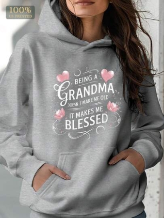 Grandma Bl-Essed Women's Hoodies
