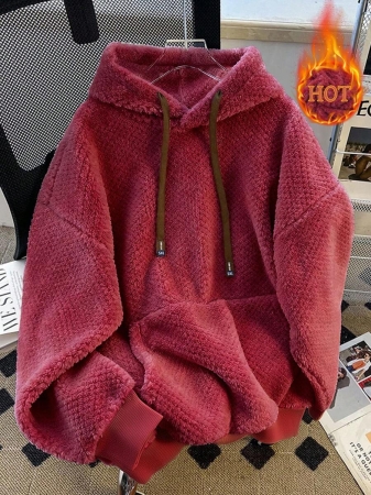 GlowEve 25pcs Autumn/Winter New Arrival High-End Niche Fuzzy Fleece Hoodie Sweatshirt Fall Cloth For Women - Image 9