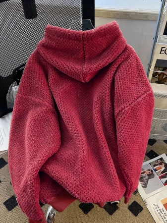 GlowEve 25pcs Autumn/Winter New Arrival High-End Niche Fuzzy Fleece Hoodie Sweatshirt Fall Cloth For Women - Image 10